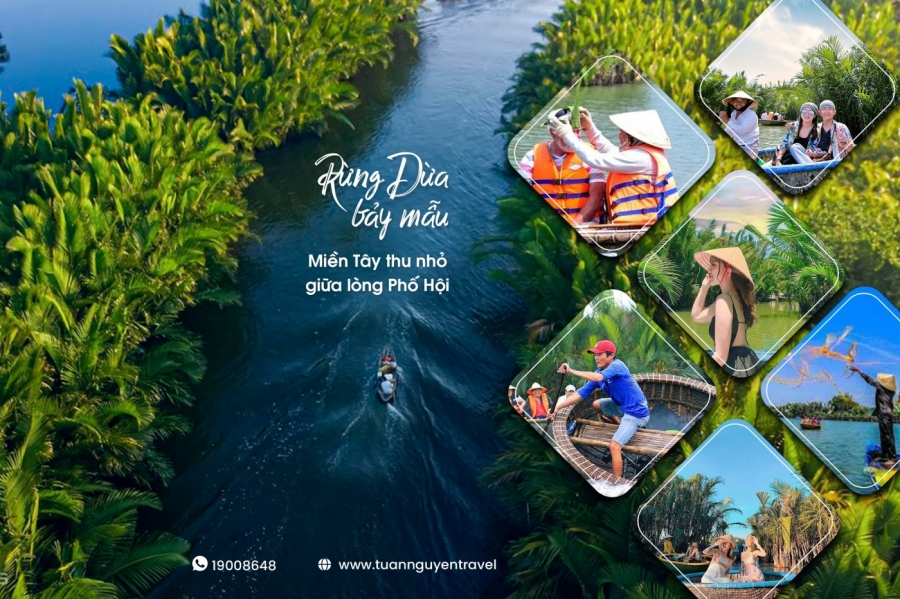 Tour Rừng Dừa Bảy Mẫu Hội An
