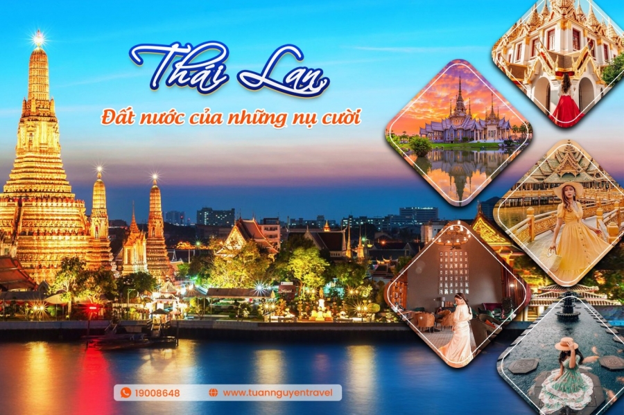 Tour Thái Lan từ Đà Nẵng 5 ngày 4 đêm